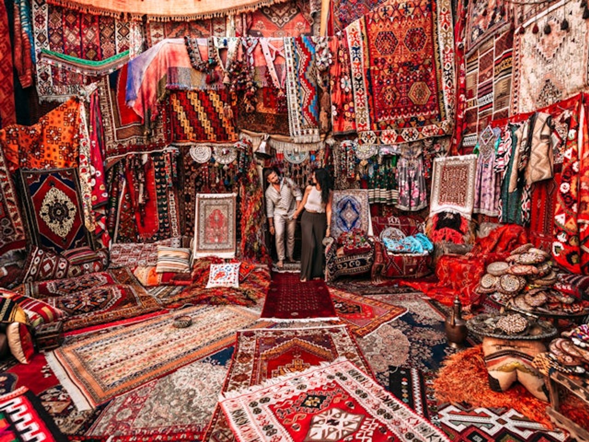 Estambul mercado alfombras